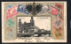 AK Hamburg, Neue Eisenbahnbrücke, Briefmarken  - Briefmarken (Abbildungen)