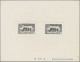 Fezzan: 1949, Definitives, 1 F - 50 F, 11 Values On 5 Collective Die Proofs In B - Lettres & Documents
