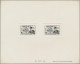 Delcampe - Fezzan: 1949, Definitives, 1 F - 50 F, 11 Values On 5 Collective Die Proofs In B - Lettres & Documents