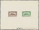 Fezzan: 1949, Definitives, 1 F - 50 F, 11 Values On 5 Collective "Epreuve De Lux - Cartas & Documentos