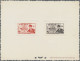 Fezzan: 1949, Definitives, 1 F - 50 F, 11 Values On 5 Collective "Epreuve De Lux - Brieven En Documenten