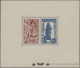Fezzan: 1950, 15 +5 F And 25+5 F, Charity Issue, Complete Set As Collective, Per - Briefe U. Dokumente