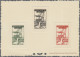 Fezzan: 1951, Definitives, 30 - - 50 F And Airmails 100 F + 200 F, Complete Set - Brieven En Documenten