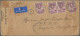 Delcampe - Gold Coast: 1909-1948 Three Unusual Covers: 1.) 1909 Cover From London To Axim, - Côte D'Or (...-1957)