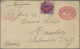 Guatemala - Postal Stationery: 1892, 10 C Red Postal Stationery Envelope With 5 - Guatemala