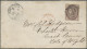 Jamaica: 1864, 1s. Purple-brown, Single Franking On Cover (roughly Opened On Rev - Jamaique (1962-...)