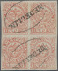 Columbia: 1868, 1 P. Pale Red, A Block Of Four Canc. Oval "MEDELLIN", Horizontal - Kolumbien