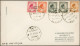 Libya: 1952/1954, Four Covers Franked With Values From The 1952 Definitives With - Libyen