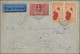 Madagascar: 1936/60, Airmail Stamp 1.75 Fr., A Top Right Margin Corner Block Of - Madagaskar (1960-...)