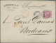 Mauritius: 1879/1881, 17c. On 4d. Rose, Two Covers To Same Address In Bordeaux, - Mauritius (...-1967)