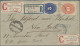 Mexico: 1891, 5 C., 10 C. Tied "ATLIXCO" Via "PUEBLA 16 JUN 91" And "MEXICO D. F - Mexiko