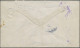 Mexico - Postal Stationary: 1874, Envelope 10 C. Green With Blue Oval "Franco / - Mexico