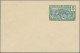 Central Kongo: 1908, Stationery Envelope 5c. Green/blue "Panther", Two Unused Co - Otros & Sin Clasificación