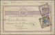 New Zealand - Postal Stationery: 1898, Letter Card QV 1 1/2d Violet Uprated 1d C - Postwaardestukken