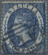 St. Lucia: 1882, Victoria Blue, Watermark Crown CA, Perforated 14, Issued As Rev - St.Lucia (...-1978)