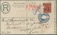 Trinidad+Tobago - Postal Stationery: 1904/26, Two Small Size Registration Envelo - Trinidad & Tobago (1962-...)