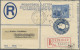 Trinidad+Tobago - Postal Stationery: 1904/26, Two Small Size Registration Envelo - Trinidad En Tobago (1962-...)