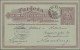 Uruguay - Postal Stationery: 1882/1900, Two Commercially Used Stationery Cards W - Uruguay