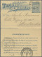 Uruguay - Postal Stationery: 1903/1915, Four Commercially Used Letter Cards With - Uruguay