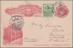 Uruguay - Postal Stationery: 1904/1907, Three Uprated Pictorial Cards Commercial - Uruguay