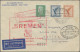 Skid Flight Mail: 1929 Destination MANILA: Gedruckter Flugpostumschlag Von Berli - Correo Aéreo & Zeppelin
