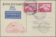 Zeppelin Mail - Germany: 1931, Polarfahrt, Zwei Werte Zu 1 M Auf Schöner Zeppeli - Correo Aéreo & Zeppelin