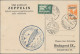 Zeppelin Mail - Europe: 1927/31, Three Postcards And One Cover, Including 1927 A - Andere-Europa