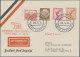Zeppelin Mail - Europe: 1933, Bordpost Von Der Romfahrt, Abwurf Livorno Mit Rück - Otros - Europa