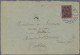 Albania: 1913, 1 Pia Black On Rose With 'double Eagle' Overprint, Tied By Cds VL - Albania