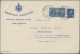 Albania: 1933, 20q. Greyish Blue Airmail Stamp And 25q. Blue On Commercial Airma - Albanië