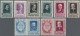 Belgium: 1952, Writers, 65 C - 8 Fr And 4 Fr / 8 Fr With Tabs, Mnh - Neufs