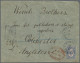 Bulgaria: 1882, Lion 50st. Blue/orange, Single Franking On Registered Cover From - Cartas & Documentos