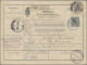 Denmark: 1915 Parcel Card For A Packet Of 7.40 Kg From Copenhagen To St. Croix, - Cartas & Documentos