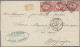 France: 1861, Empire Nd 80c. Rose, Three Copies Of Fresh Colour And Good Margins - Covers & Documents