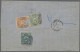 France: 1872 French/Turkish Mixed Franking: Folded Cover From Marseilles To Alep - Covers & Documents