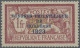 France: 1923, 1fr. Lilac Red & Olive With Well Centred Overprint 'Congres Philat - Unused Stamps