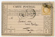 SEINE INFERIEURE CPP REPIQUEE CACHET A SEC 1876 NEUFCHATEL GC T17 ALFRED DUPLOS AVOUE LICENCIE EN DROIT NEUFCHATEL - 1849-1876: Période Classique