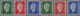 France: 1944, 25c-2fr, Unissued Set Of Six Values, Mint Never Hinged MNH (Michel - Neufs