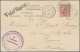 French Post In China: 1904/33, Two Items, Ppc Depicting Street Scenes Of Peking - Other & Unclassified