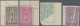 Greece: 1947/1951, Definitives "Dodecanese", Design "Hippocrates", Four Varietie - Unused Stamps