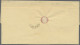 Great Britain: 1872, 6 P. Orangebraun, Links Breitrand, Tadellos Auf Brief Mit I - Briefe U. Dokumente