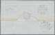 Great Britain - Post Marks: 1843, London, Number "4" MALTESE CROSS: 1d Red-brown - Poststempel