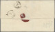 Italy -  Pre Adhesives  / Stampless Covers: 1855 (Rome - Vienna - Krakau - Lembe - 1. ...-1850 Prefilatelia