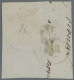 Old Italian States: Romagna: 1859, 8 Baj Rose, Tied By Two Strikes Of Cds "MODEN - Romagne