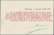 Italy: 1936, Horatio, Airmail Stamp 60c. Carmine And Surface-mail Stamp 75c. Car - Poststempel