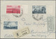 Italy: 1936, 2000th Birthday Of Horace, 5+2 L Airmail Together With 2.55+1 L And - Marcofilie