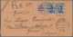 Italy: 1919, Group Of 4 Registered Covers: 10 C Rose And 2 X 25 C Blue, Tied By - Trento & Trieste