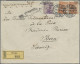 Delcampe - Italy: 1919, Group Of 4 Registered Covers: 10 C Rose And 2 X 25 C Blue, Tied By - Trento & Trieste