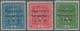 Italy - Venezia Giulia: 1918, Austrian 2, 3 And 4 K Overprinted "Regno D' Italia - Venezia Giulia