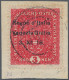 Italy - Venezia Giulia: 1918, Austrian 3 K Red Overprinted "Regno D' Italia / Ve - Venezia Giulia